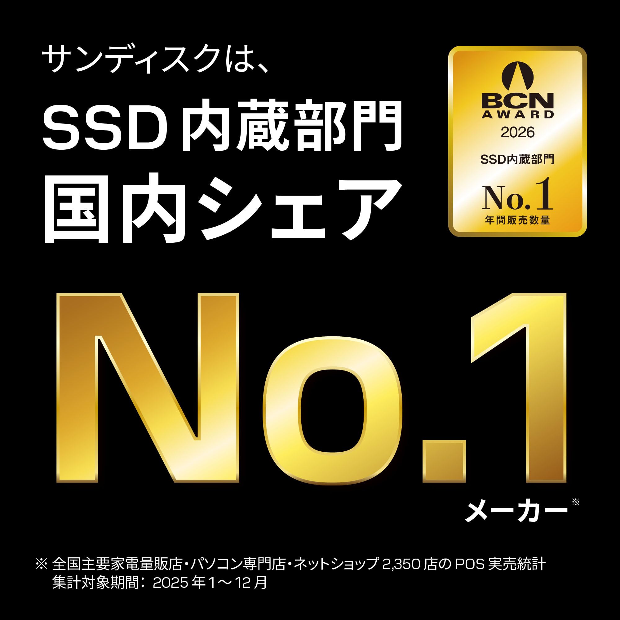 Amazon.co.jp: SanDisk 内蔵SSD 8TB WD_BLACK SN8100 M.2-2280 NVMe